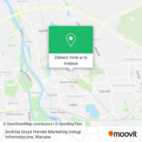 Mapa Andrzej Grzyś Handel Marketing Usługi Informatyczne