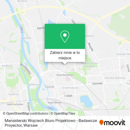 Mapa Manasterski Wojciech Biuro Projektowo - Badawcze Proyector