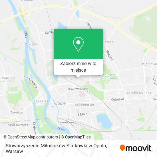 Mapa Stowarzyszenie Miłośników Siatkówki w Opolu