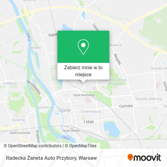 Mapa Radecka Żaneta Auto Przybory