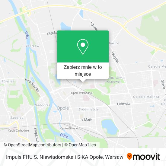 Mapa Impuls FHU S. Niewiadomska i S-KA Opole