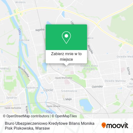 Mapa Biuro Ubezpieczeniowo Kredytowe Bilans Monika Pisk Piskowska