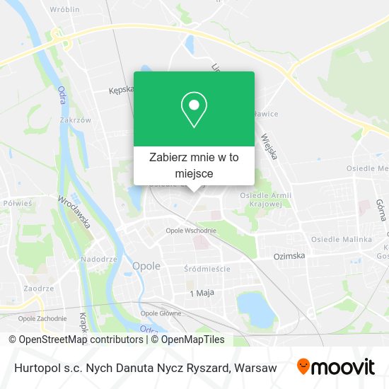 Mapa Hurtopol s.c. Nych Danuta Nycz Ryszard