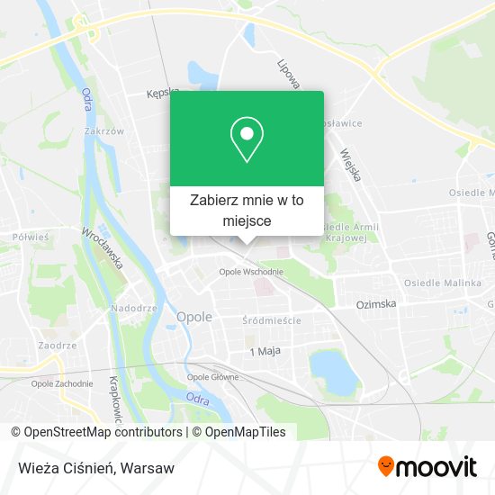 Mapa Wieża Ciśnień