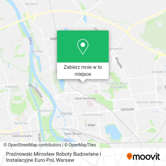 Mapa Prażnowski Mirosław Roboty Budowlane i Instalacyjne Euro-Pol