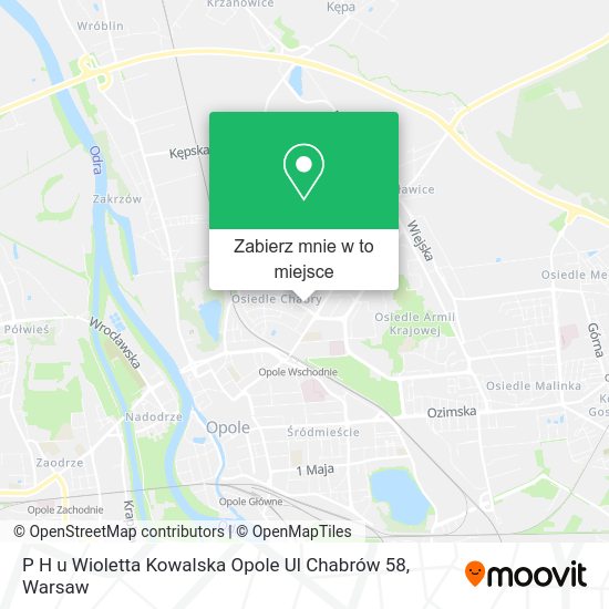 Mapa P H u Wioletta Kowalska Opole Ul Chabrów 58