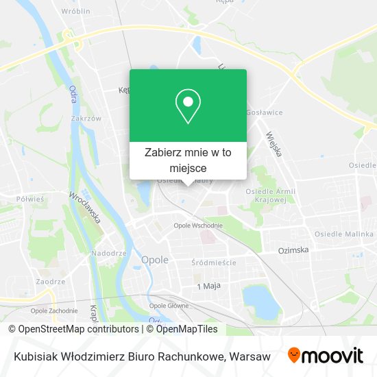 Mapa Kubisiak Włodzimierz Biuro Rachunkowe