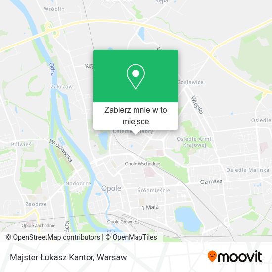 Mapa Majster Łukasz Kantor