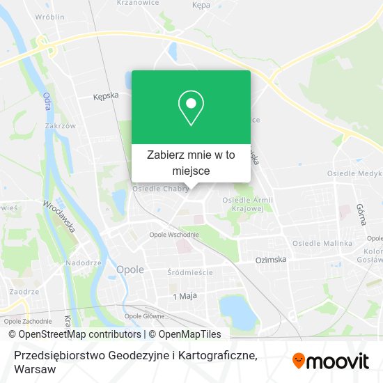 Mapa Przedsiębiorstwo Geodezyjne i Kartograficzne