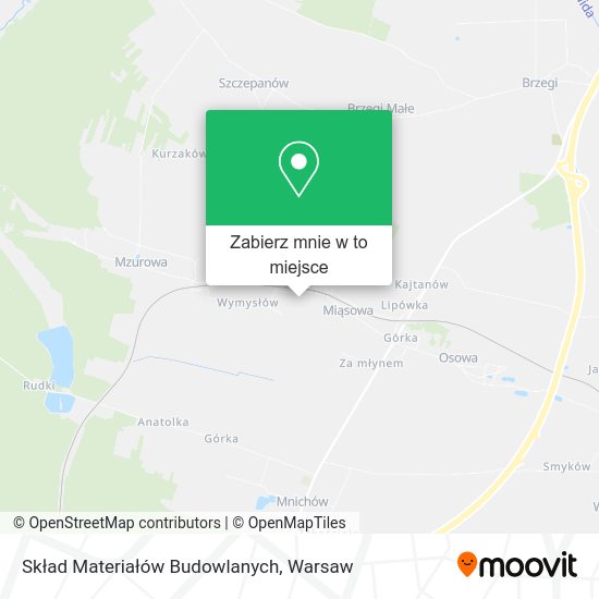 Mapa Skład Materiałów Budowlanych