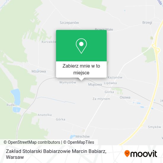 Mapa Zakład Stolarski Babiarzowie Marcin Babiarz