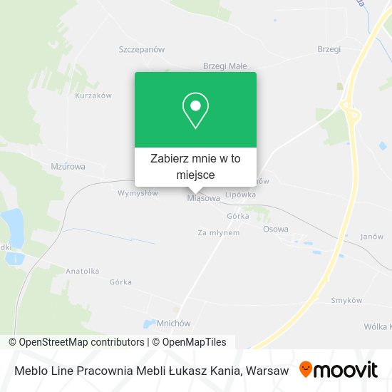 Mapa Meblo Line Pracownia Mebli Łukasz Kania