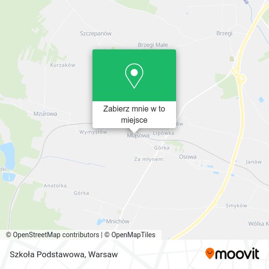 Mapa Szkoła Podstawowa