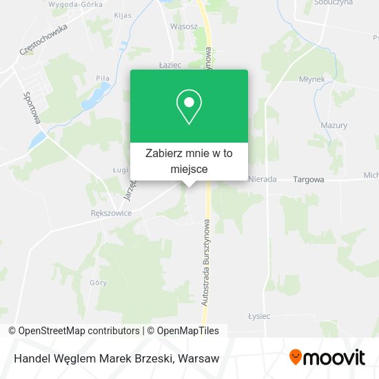 Mapa Handel Węglem Marek Brzeski