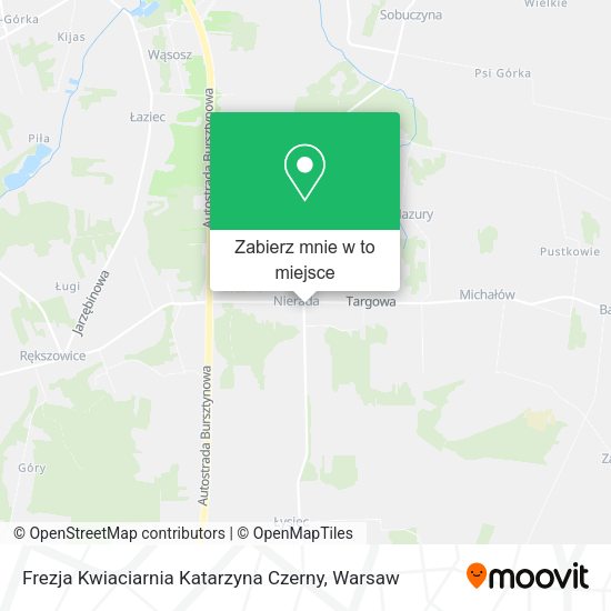 Mapa Frezja Kwiaciarnia Katarzyna Czerny