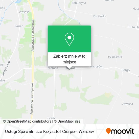 Mapa Usługi Spawalnicze Krzysztof Cierpiał