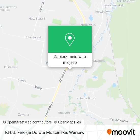 Mapa F.H.U. Finezja Dorota Mościńska