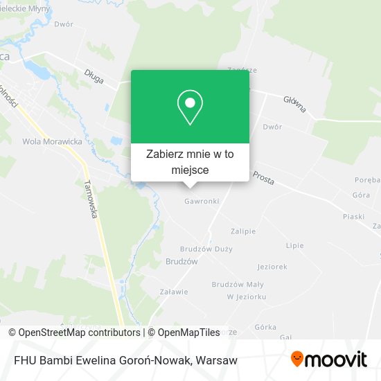 Mapa FHU Bambi Ewelina Goroń-Nowak