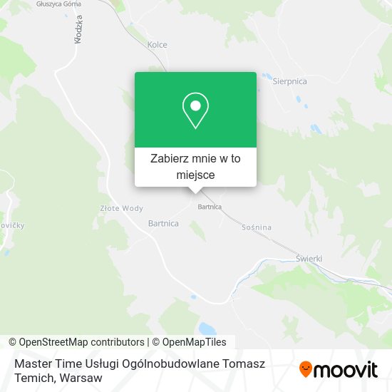 Mapa Master Time Usługi Ogólnobudowlane Tomasz Temich