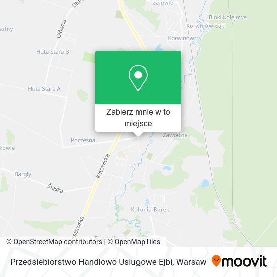 Mapa Przedsiebiorstwo Handlowo Uslugowe Ejbi