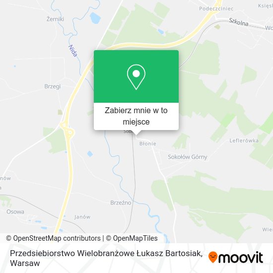 Mapa Przedsiebiorstwo Wielobranżowe Łukasz Bartosiak