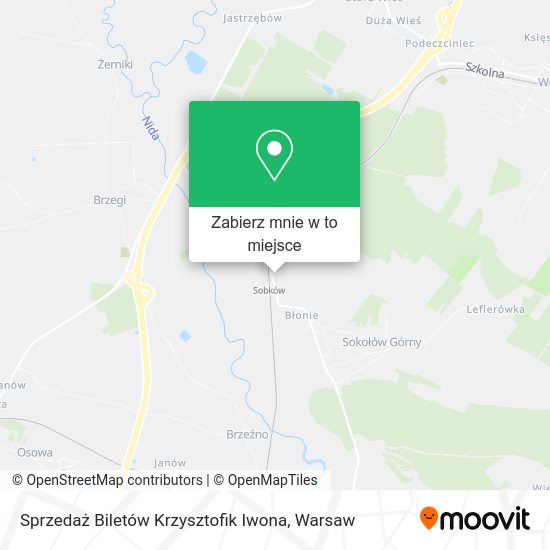 Mapa Sprzedaż Biletów Krzysztofik Iwona