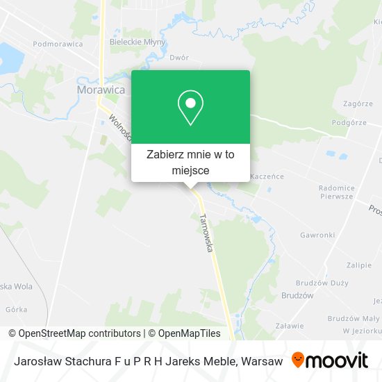 Mapa Jarosław Stachura F u P R H Jareks Meble