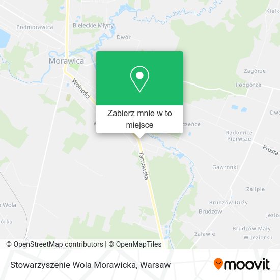 Mapa Stowarzyszenie Wola Morawicka