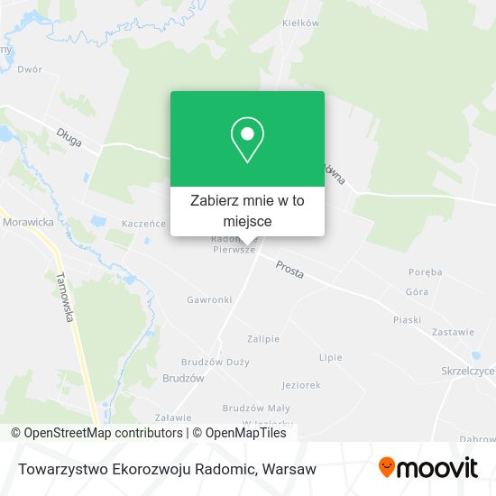 Mapa Towarzystwo Ekorozwoju Radomic