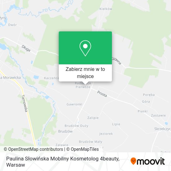 Mapa Paulina Słowińska Mobilny Kosmetolog 4beauty