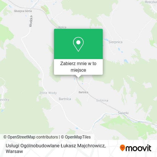 Mapa Usługi Ogólnobudowlane Łukasz Majchrowicz