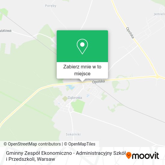 Mapa Gminny Zespół Ekonomiczno - Administracyjny Szkół i Przedszkoli