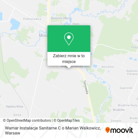 Mapa Wamar Instalacje Sanitarne C o Marian Walkowicz