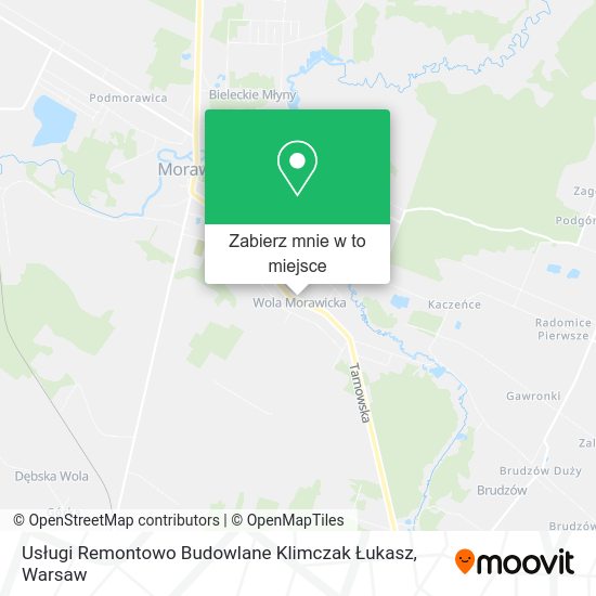 Mapa Usługi Remontowo Budowlane Klimczak Łukasz