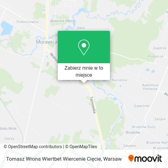 Mapa Tomasz Wrona Wiertbet Wiercenie Cięcie