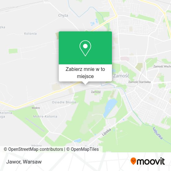 Mapa Jawor