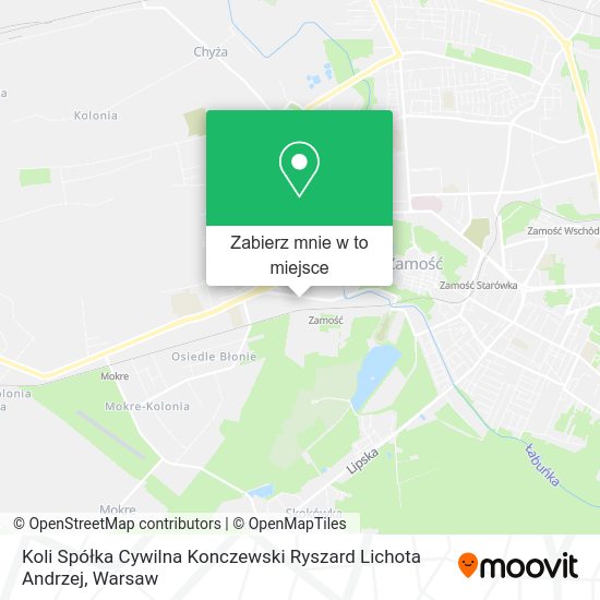 Mapa Koli Spółka Cywilna Konczewski Ryszard Lichota Andrzej