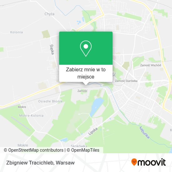 Mapa Zbigniew Tracichleb