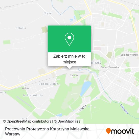 Mapa Pracownia Protetyczna Katarzyna Malewska