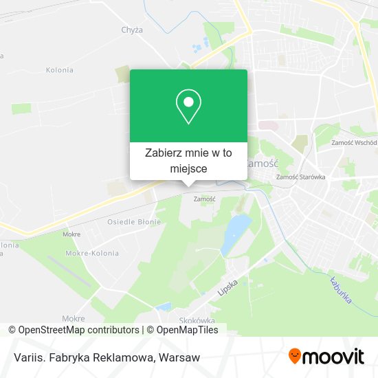 Mapa Variis. Fabryka Reklamowa