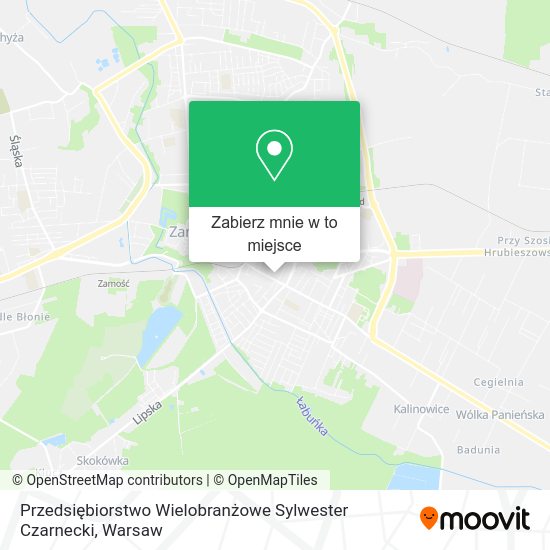 Mapa Przedsiębiorstwo Wielobranżowe Sylwester Czarnecki