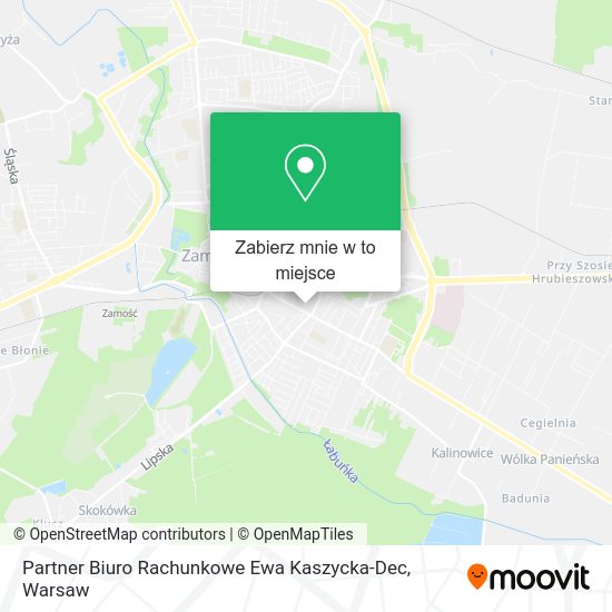 Mapa Partner Biuro Rachunkowe Ewa Kaszycka-Dec