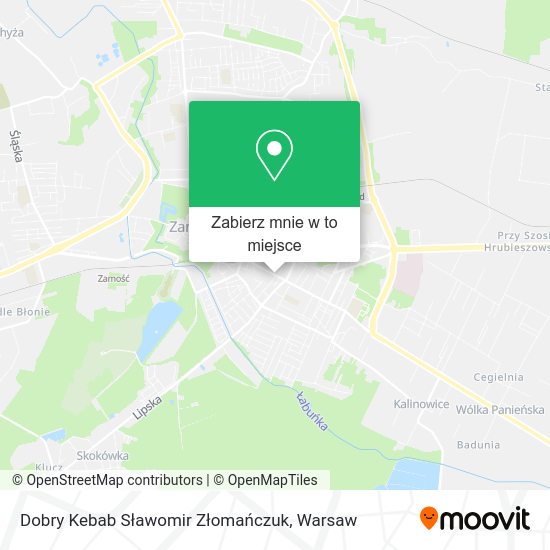 Mapa Dobry Kebab Sławomir Złomańczuk