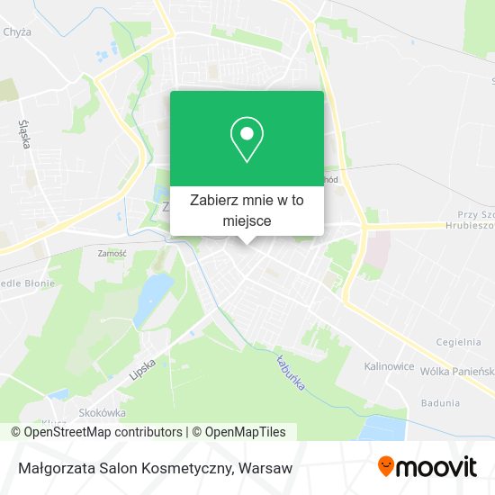 Mapa Małgorzata Salon Kosmetyczny