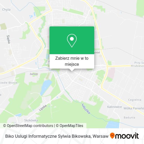 Mapa Biko Uslugi Informatyczne Sylwia Bikowska