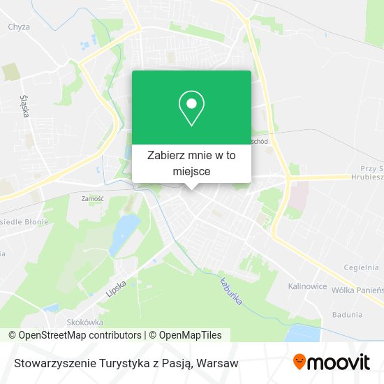 Mapa Stowarzyszenie Turystyka z Pasją