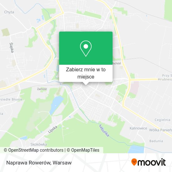 Mapa Naprawa Rowerów