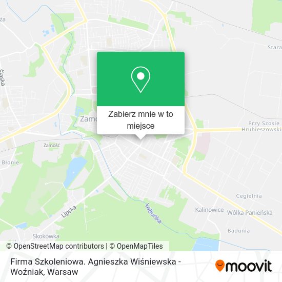 Mapa Firma Szkoleniowa. Agnieszka Wiśniewska - Woźniak