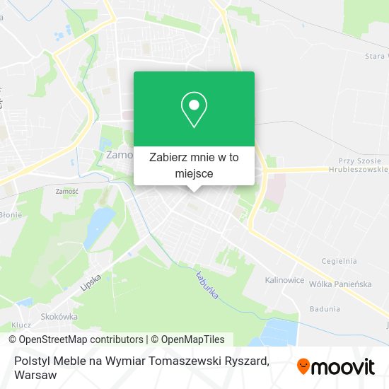 Mapa Polstyl Meble na Wymiar Tomaszewski Ryszard