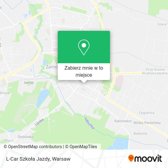 Mapa L-Car Szkoła Jazdy